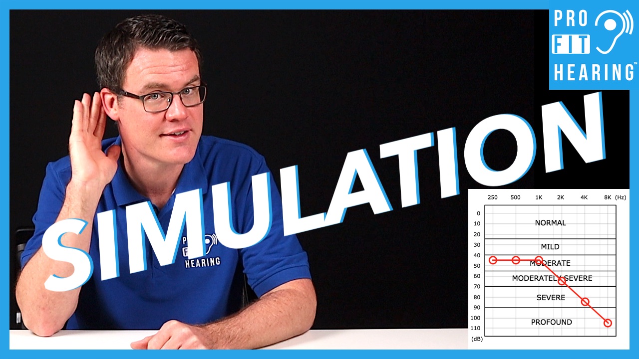 Hearing Loss Simulation - High Frequency Hearing Loss - Pro Fit Hearing
