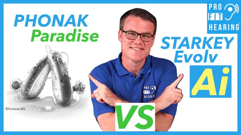 Starkey Evolv AI vs Phonak Paradise